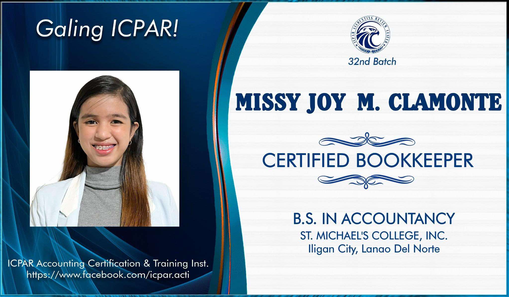 Certified Bookkeeper