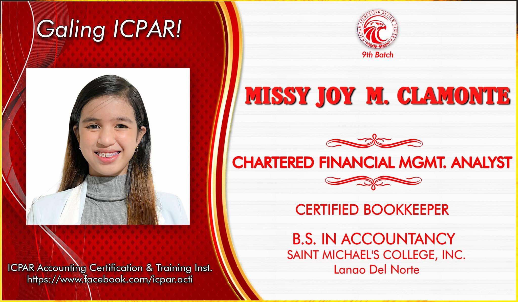 Chartered Financial Management Analyst