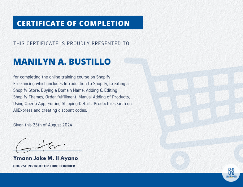 Shopify Freelancing Course