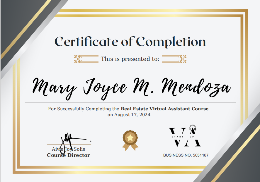 VA Start Up, Real Estate Virtual Assistant Course