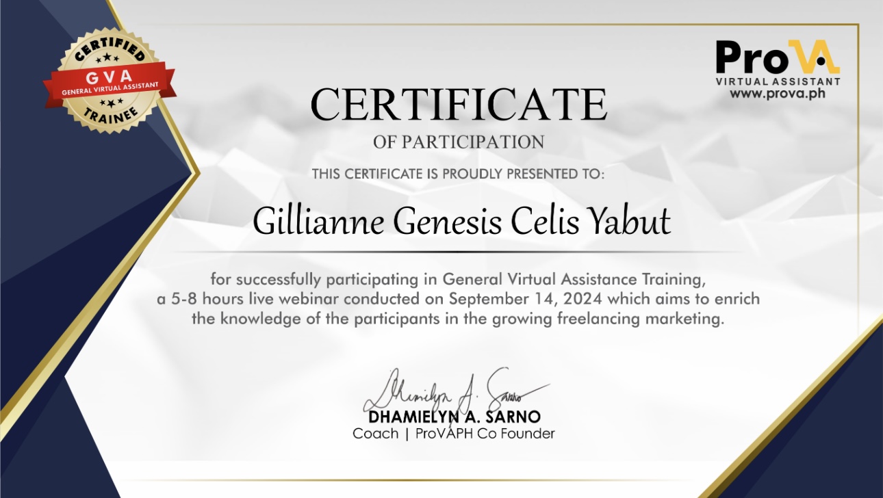 General Virtual Assistant