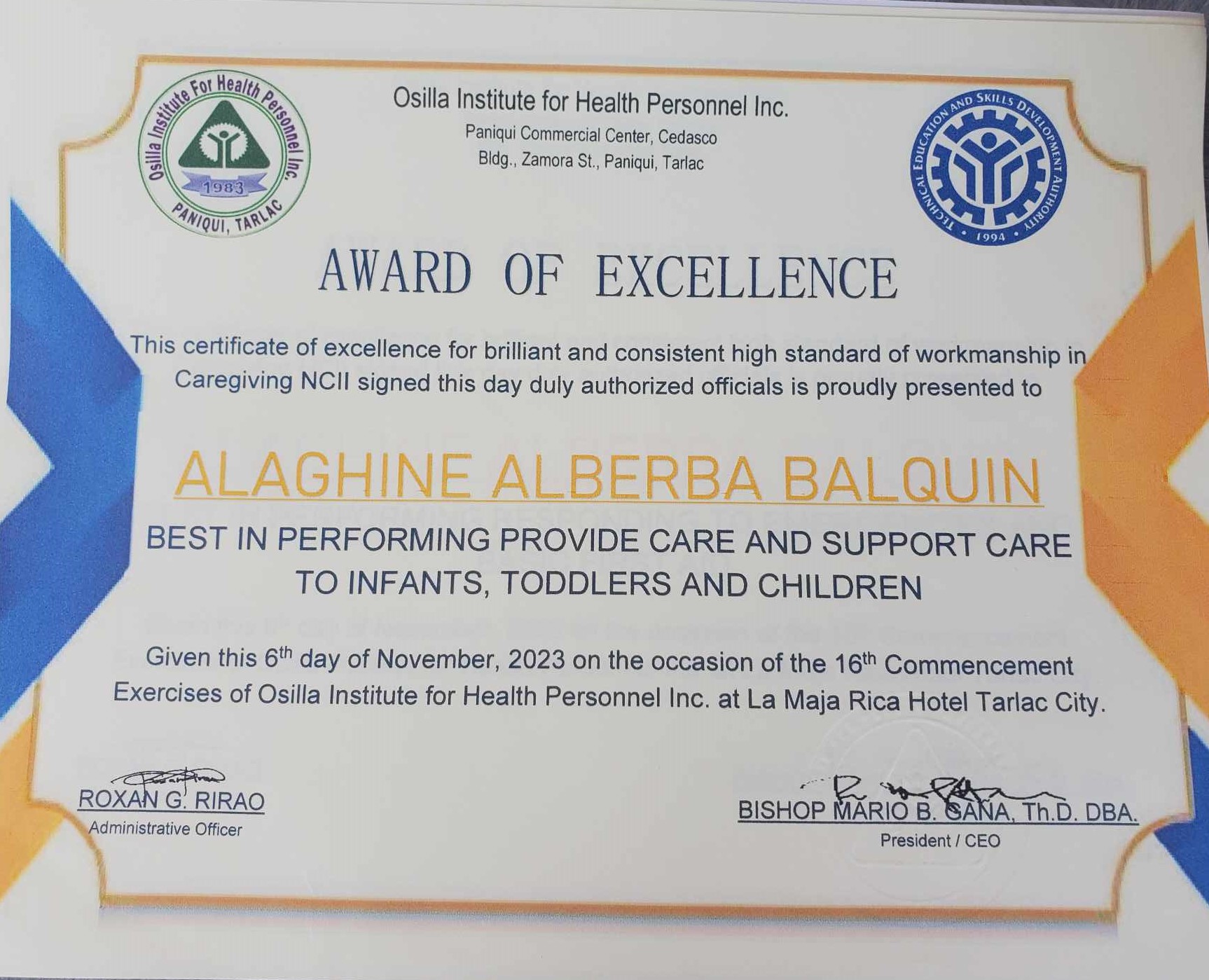 Provide care and support