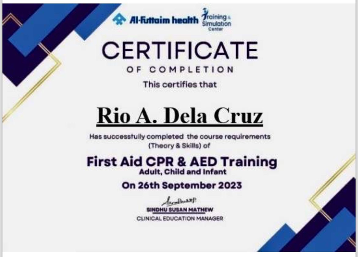 First Aid Training