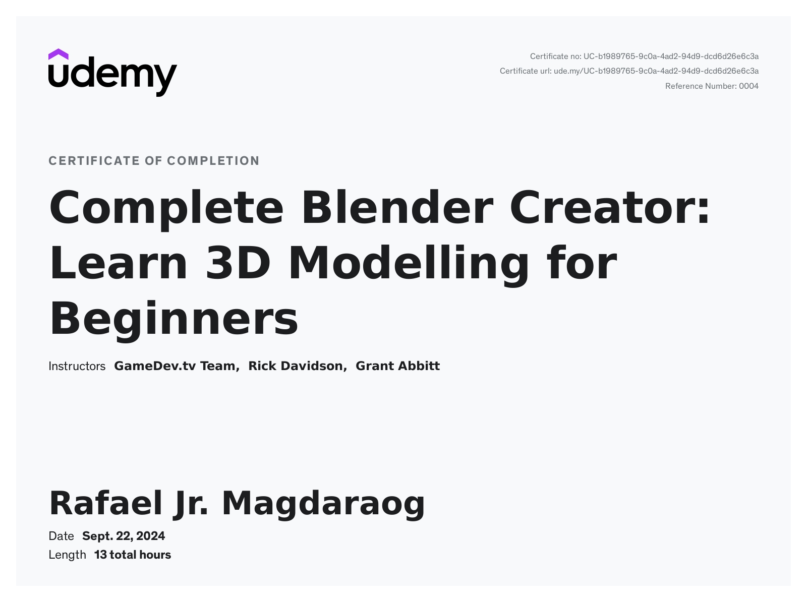 3D Blender Modelling for Beginners