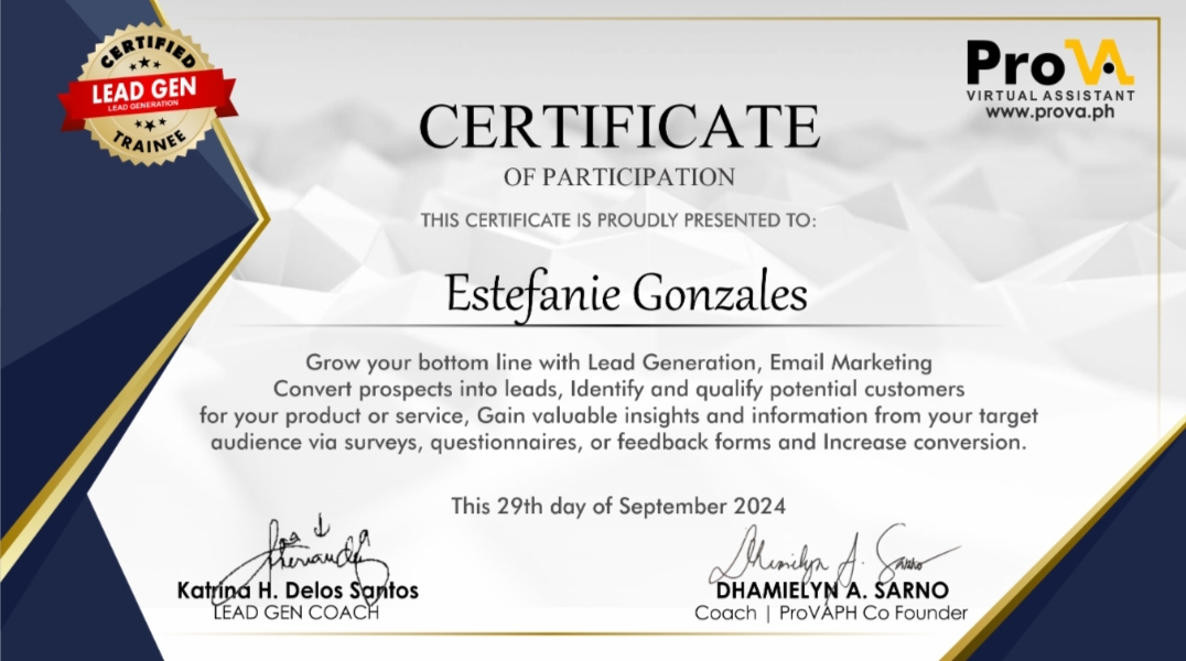 Lead Generation/Email Marketing ProVA