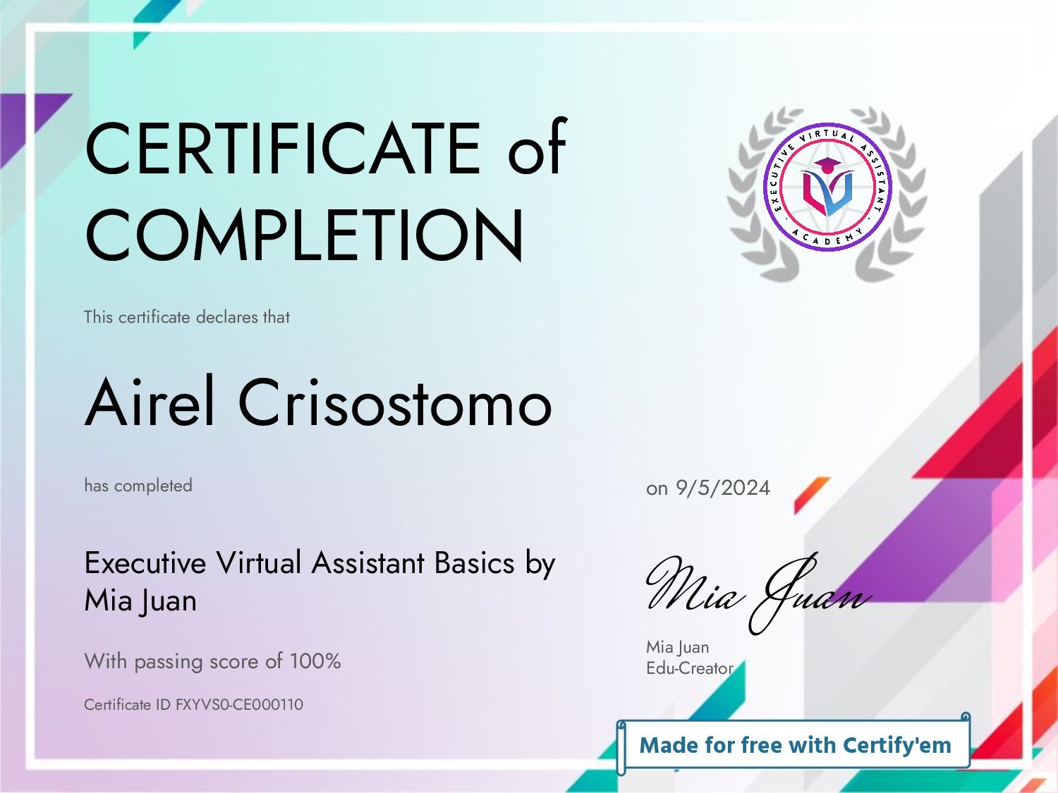 Executive Virtual Assistance