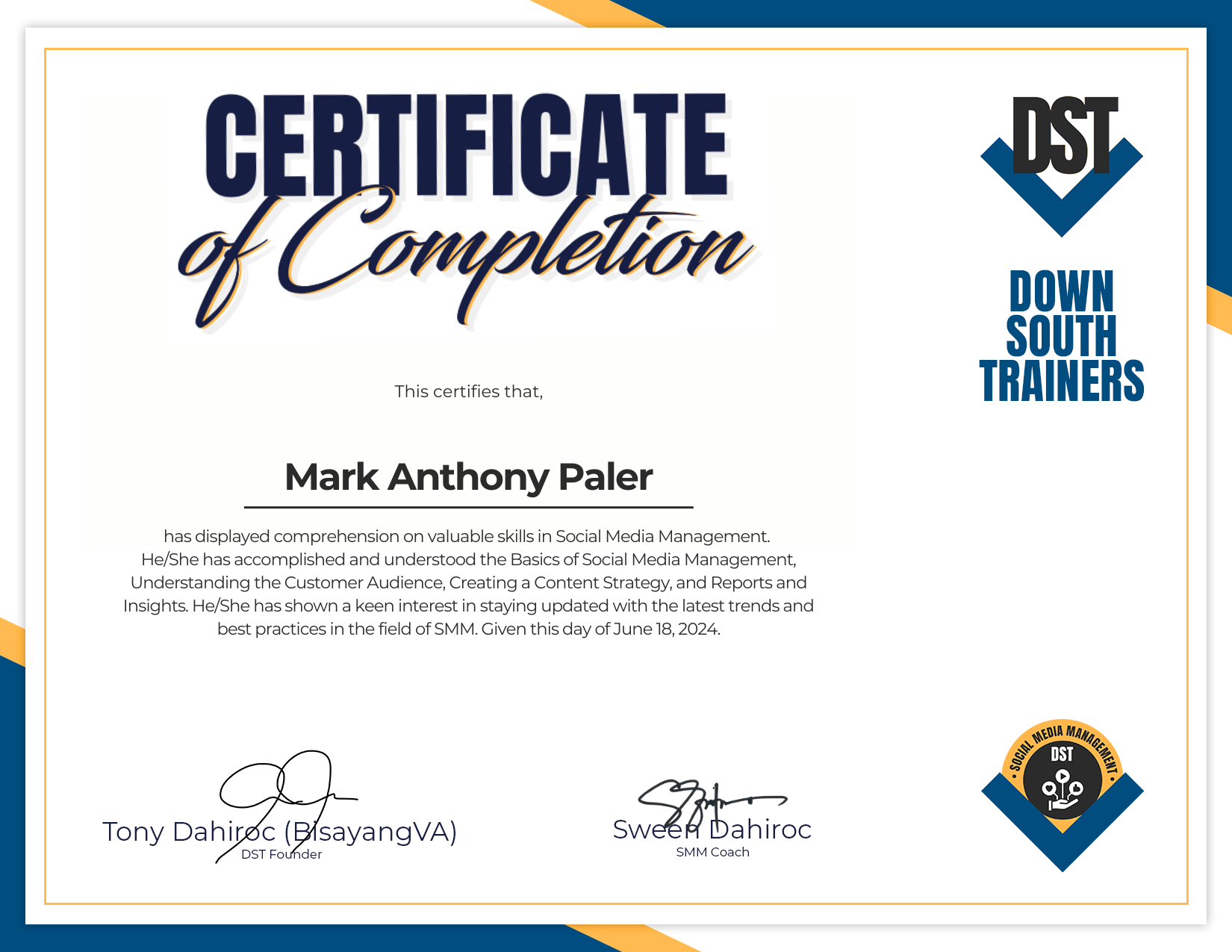 Down South Trainers - Social Media Management Training