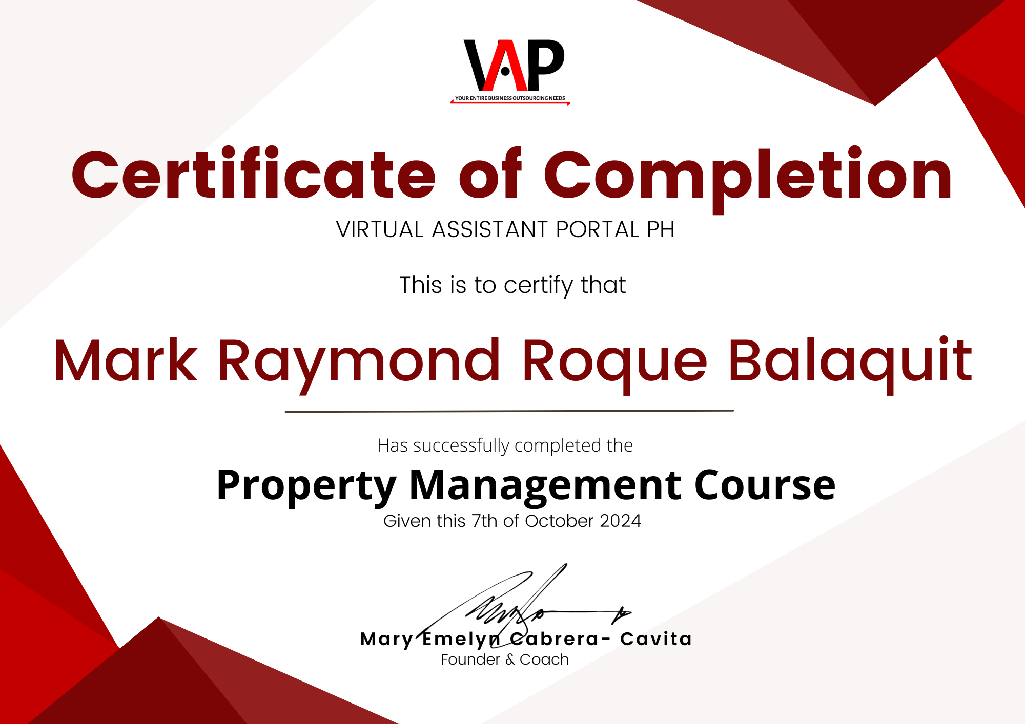 Property Management Training