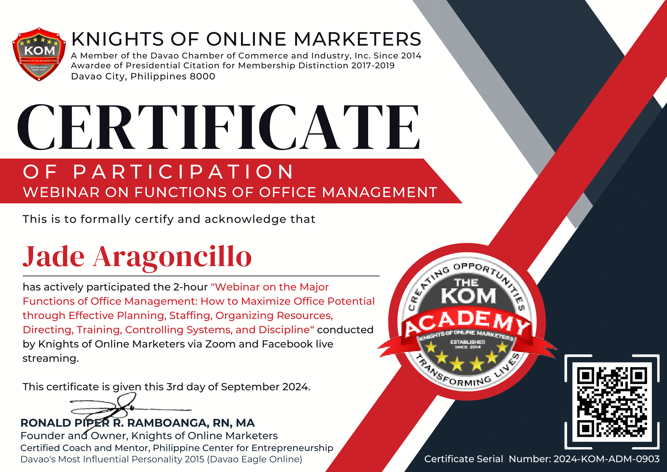 Major Functions of Office Management