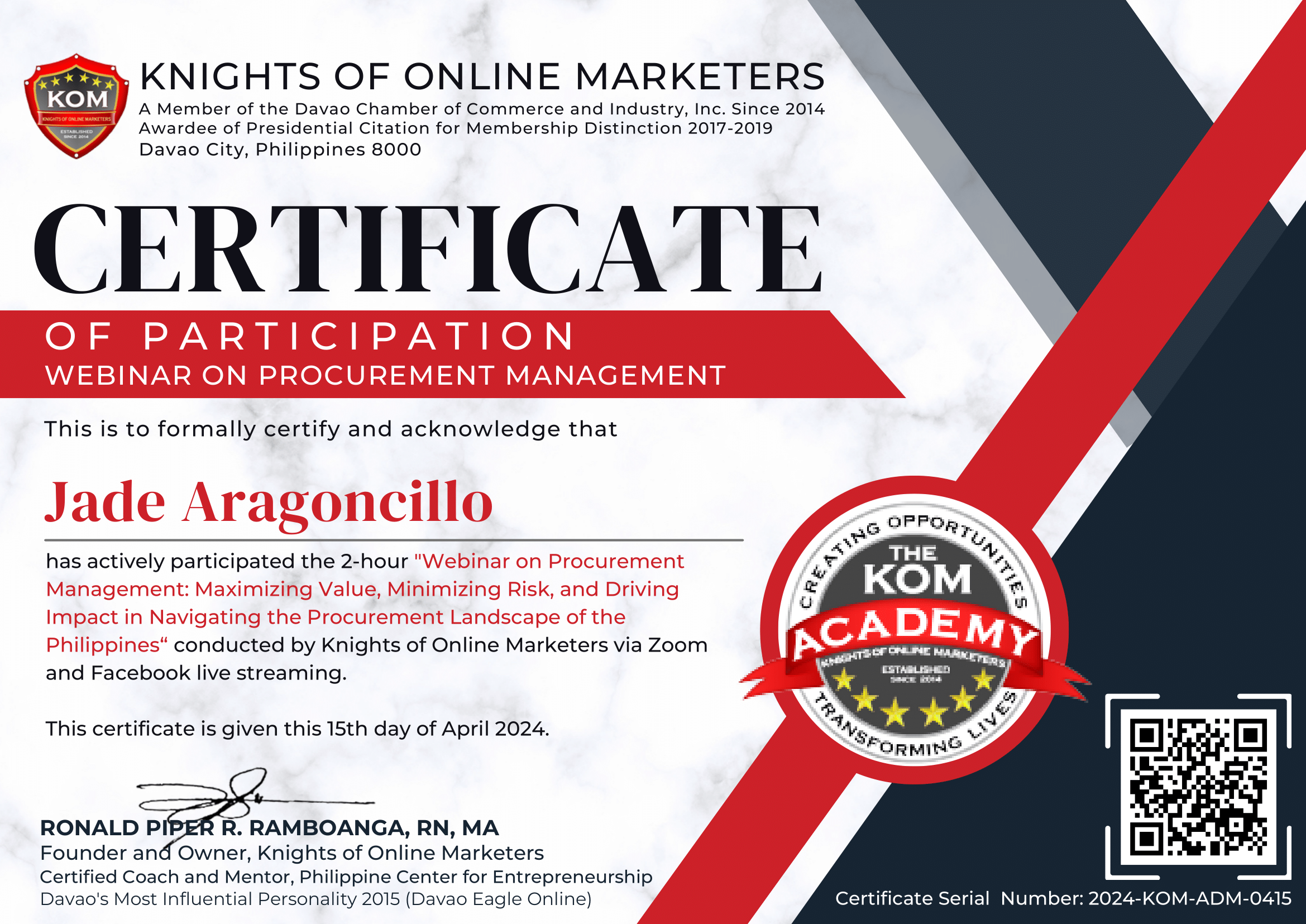 Procurement Management