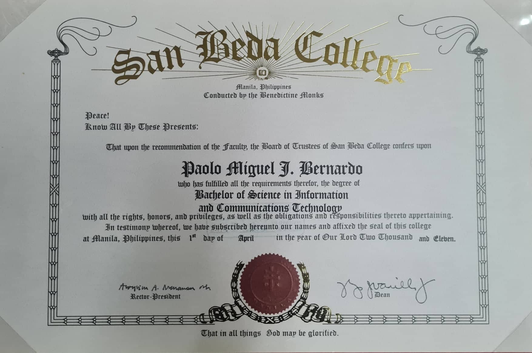 College Diploma