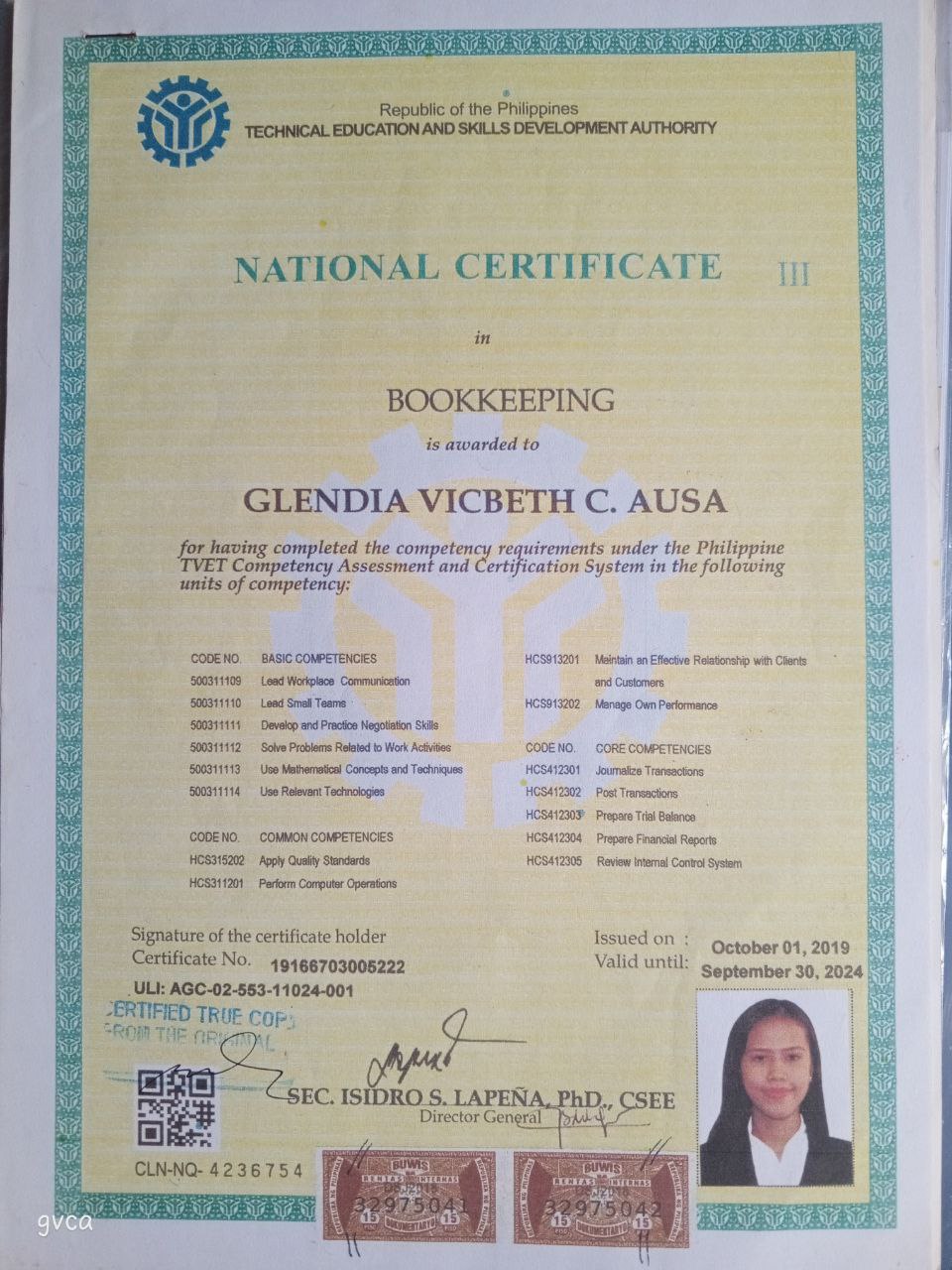 NCIII in Bookkeeping