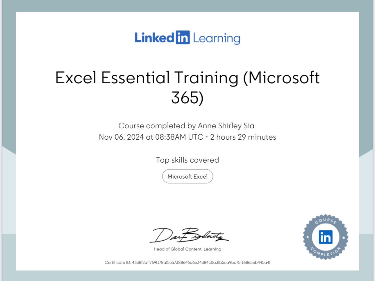 Excel Essential Training(Microsoft 365)