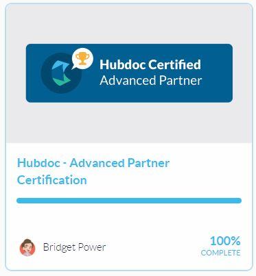 Hubdoc Certified Advanced Partner