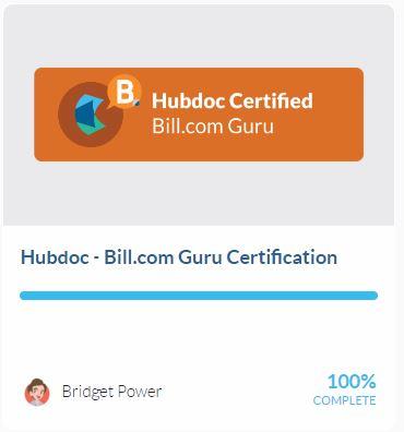 Hubdoc Certified Bill.com Guru