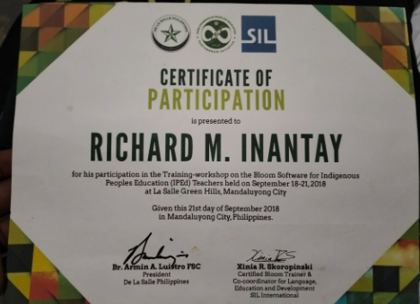 Training/Workshop on Bloom Software