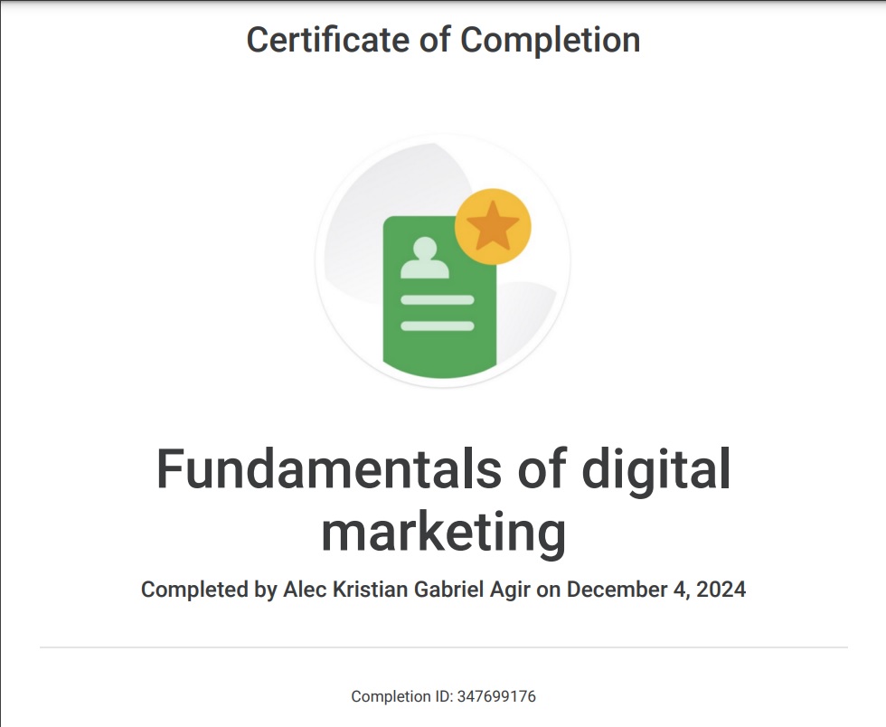 Fundamentals of Digital Marketing