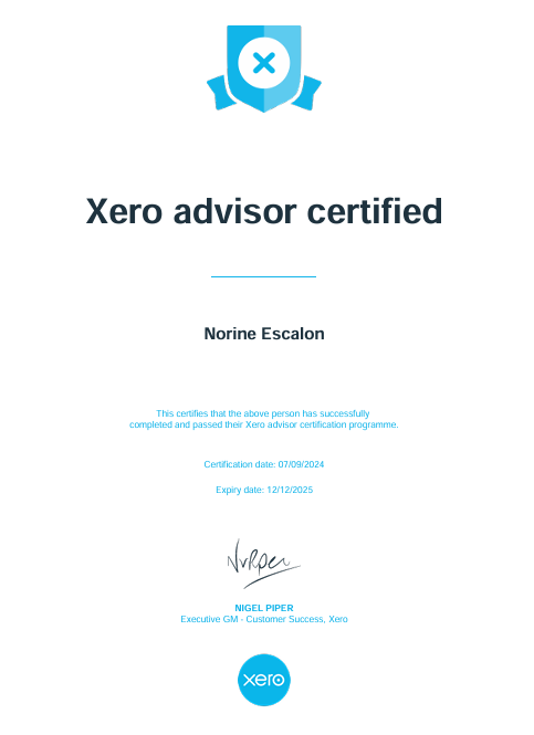 Certified Xero Advisor
