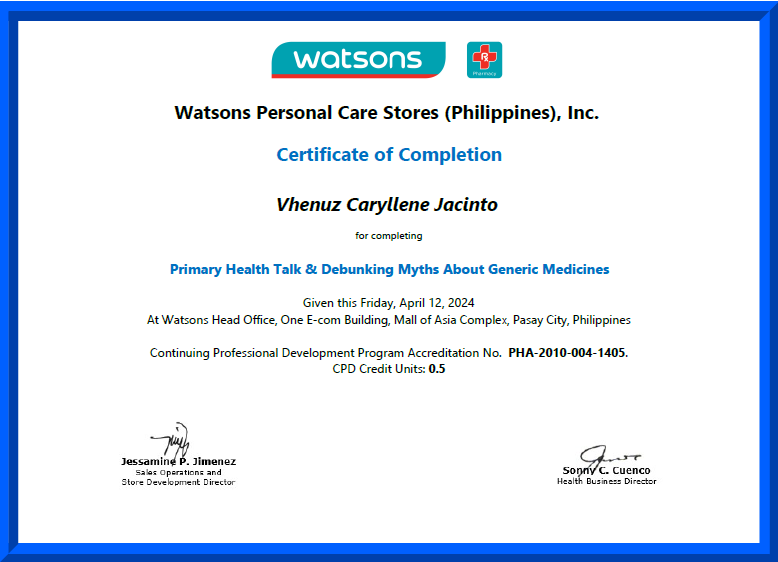 Primary Health Talks and Debunking Myths About Generic Medicines