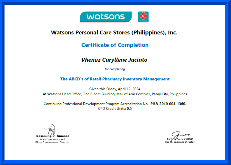 The ABCDs of Retail Pharmacy Inventory Management