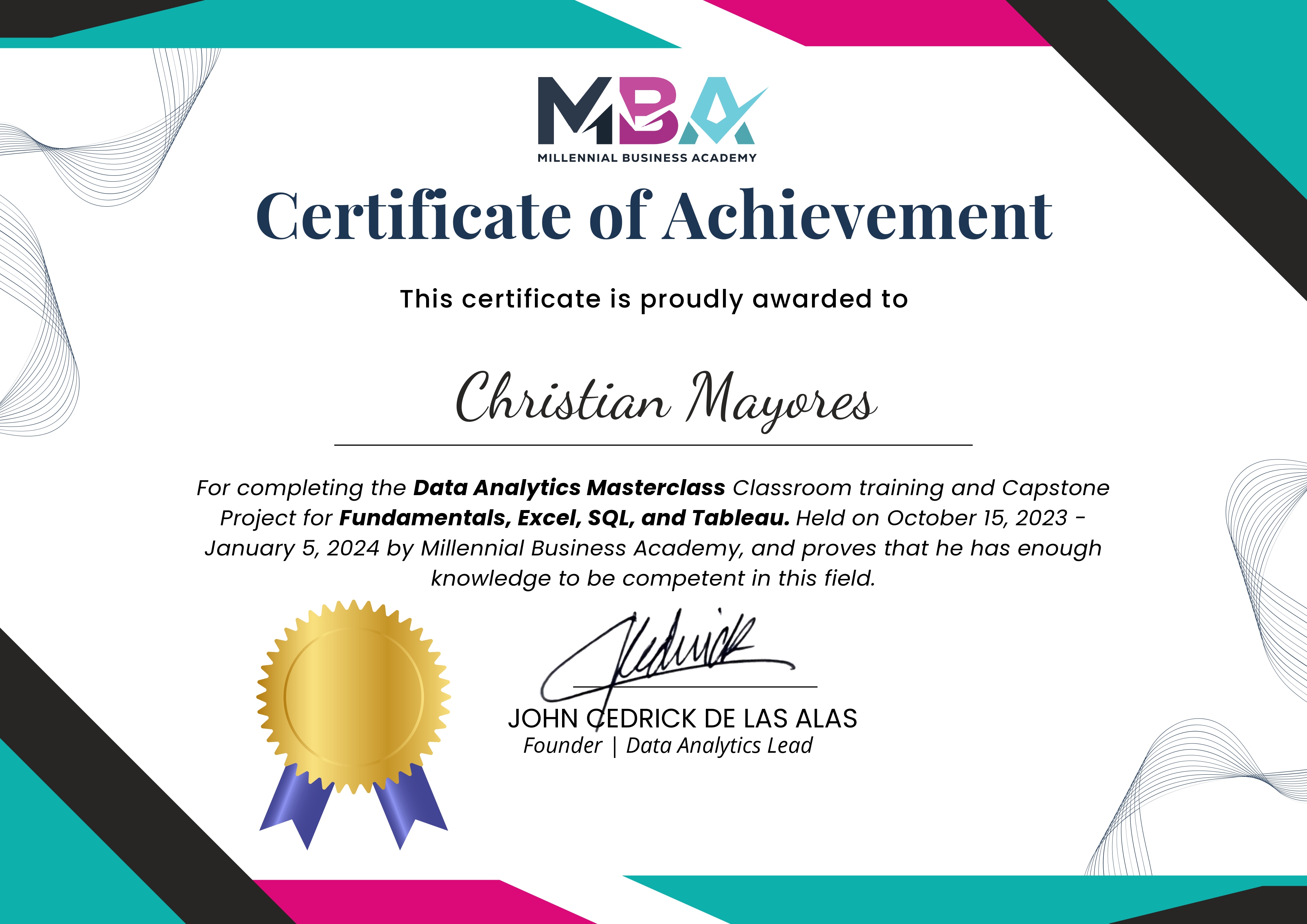 Data Analytics Masterclass