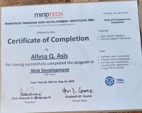 Mindtech Web Development Training