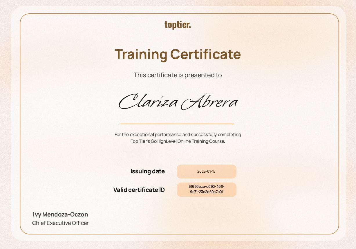 GoHighLevel Online Course