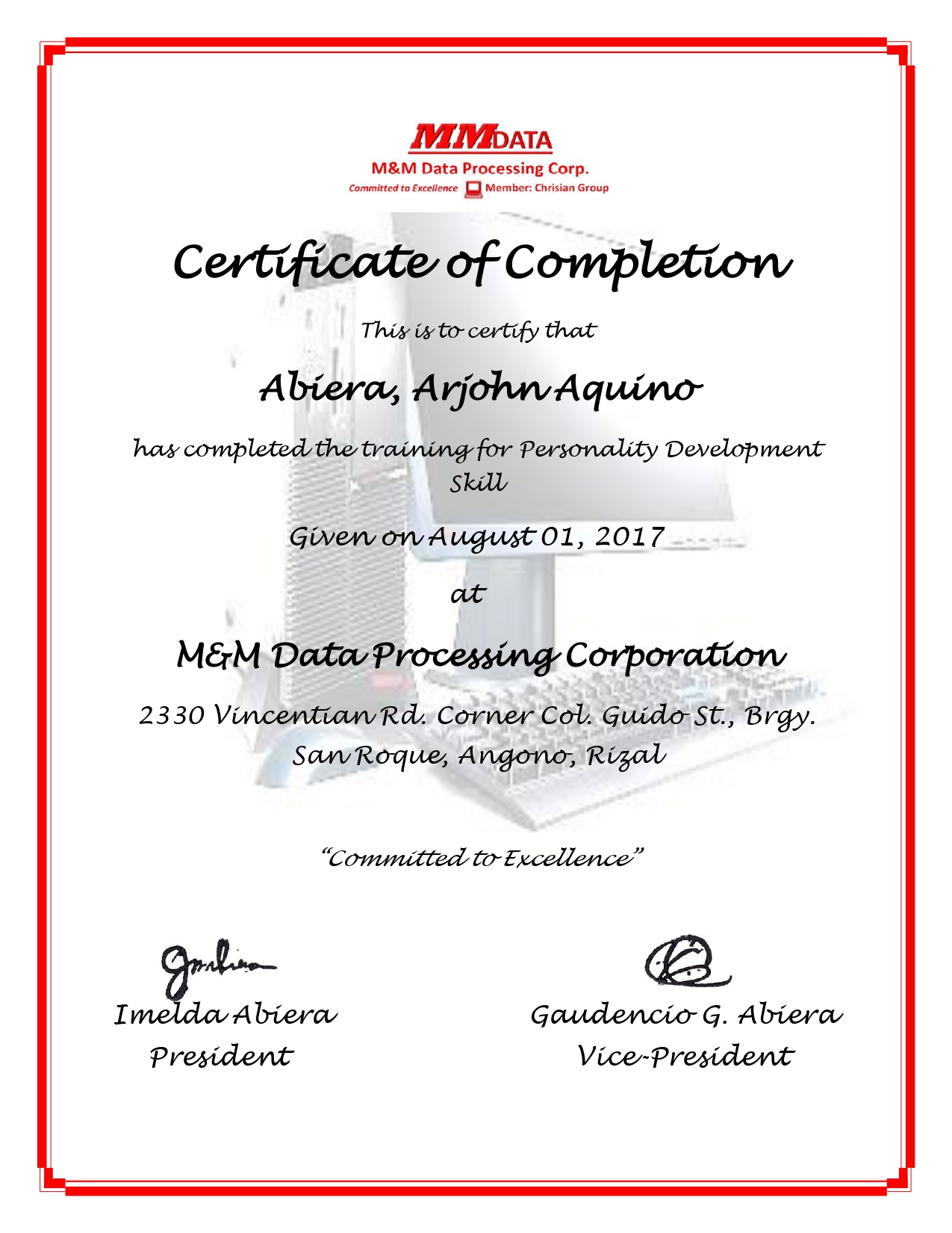 Personality Development Training 2