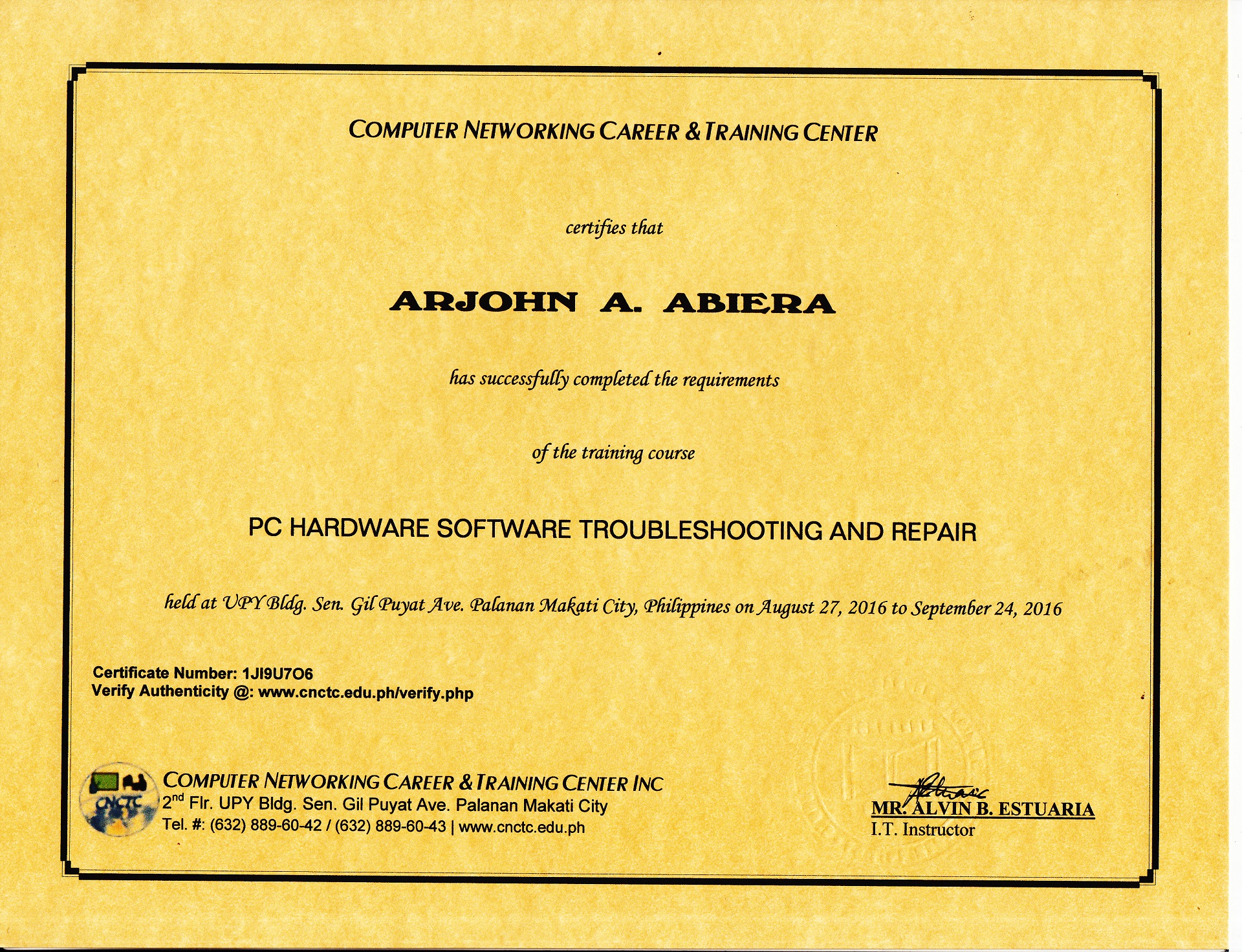 PC HARDWARE SOFTWARE TROUBLESHOOTING AND REPAIR