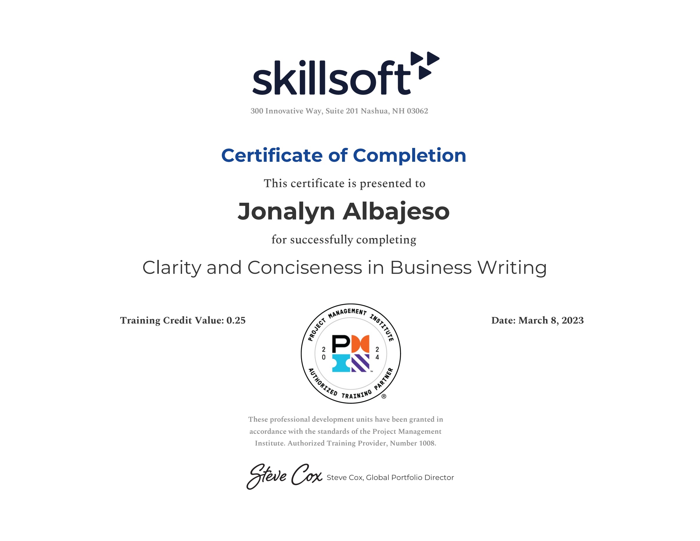 Clarity and Conciseness in Business Writing
