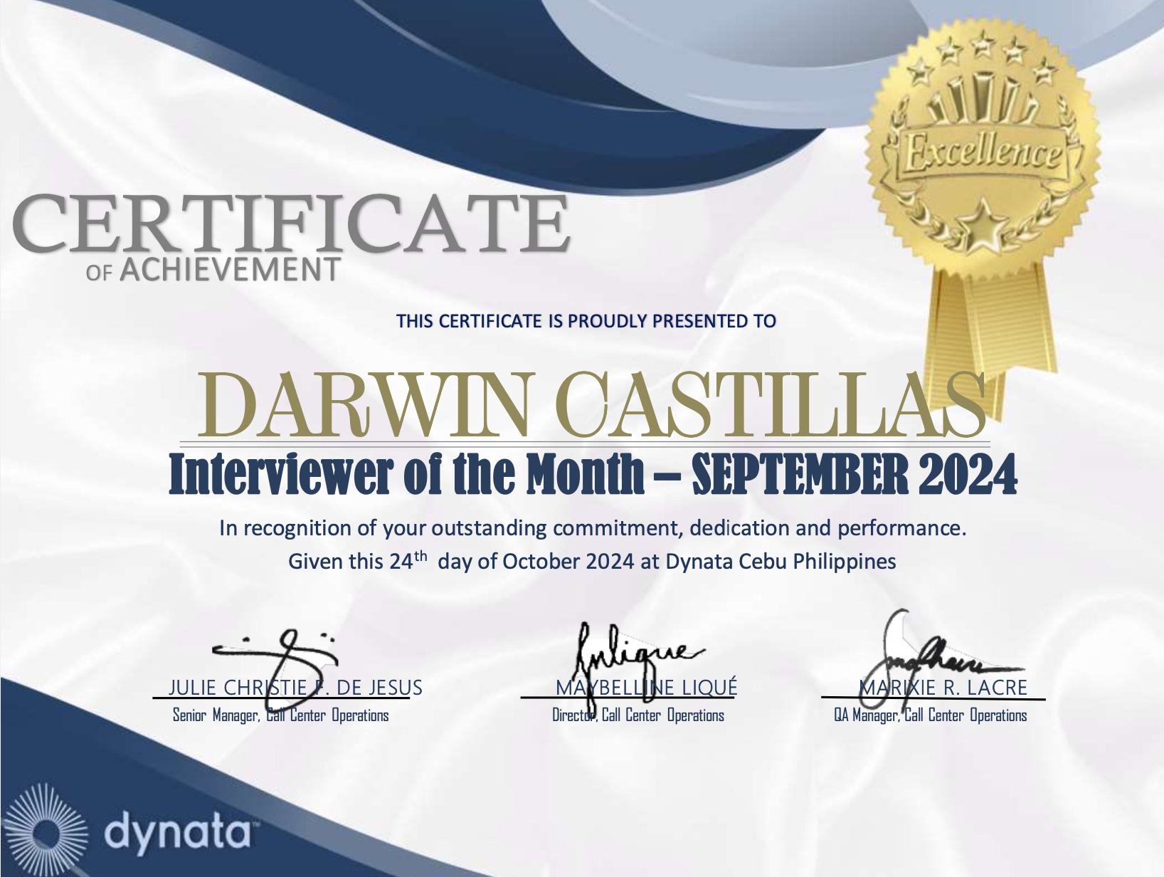 Awards and Certificate