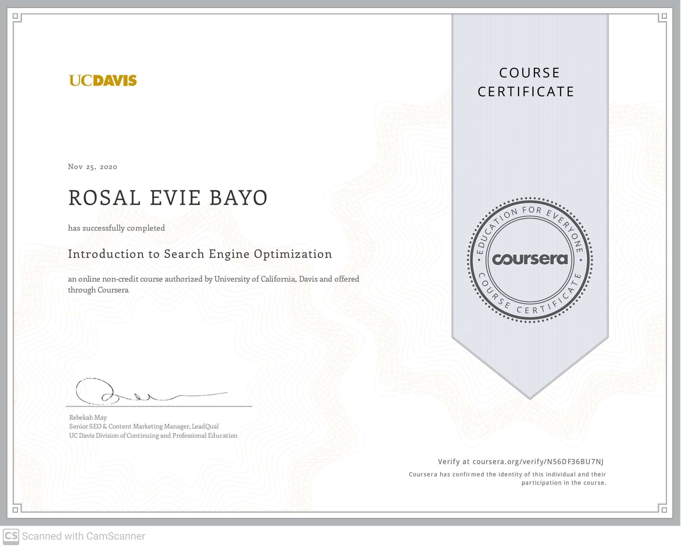 SEO Certificate