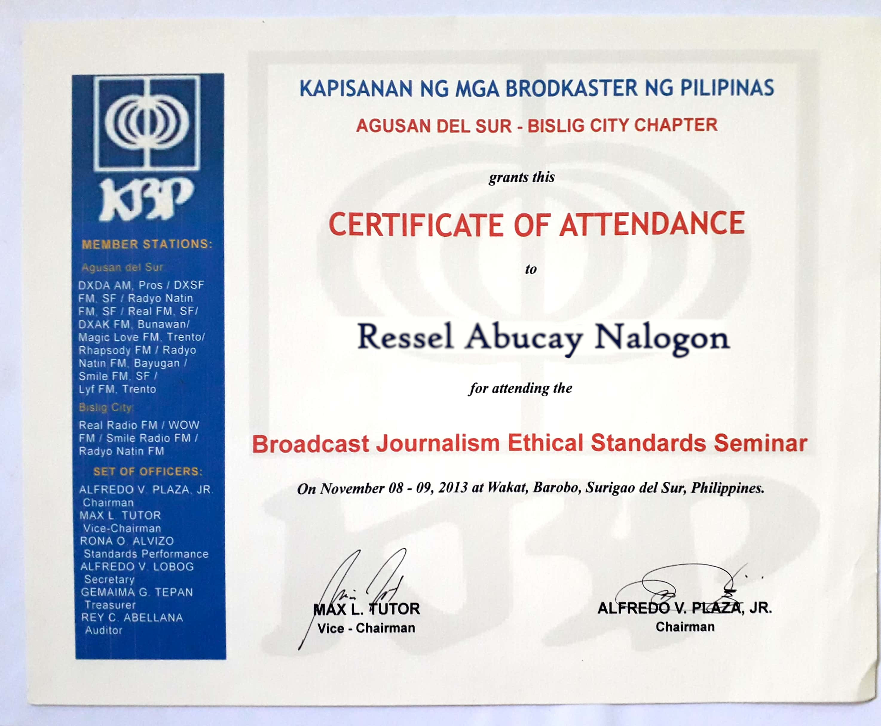 BROADCAST JOURNALISM