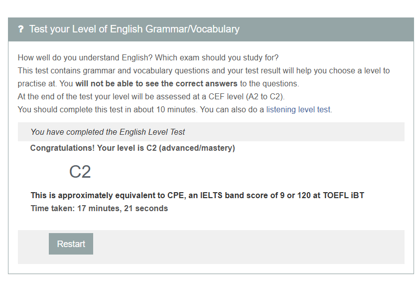 English Test