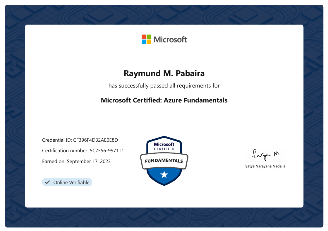 Microsoft Certified: Azure Fundamentals | Microsoft