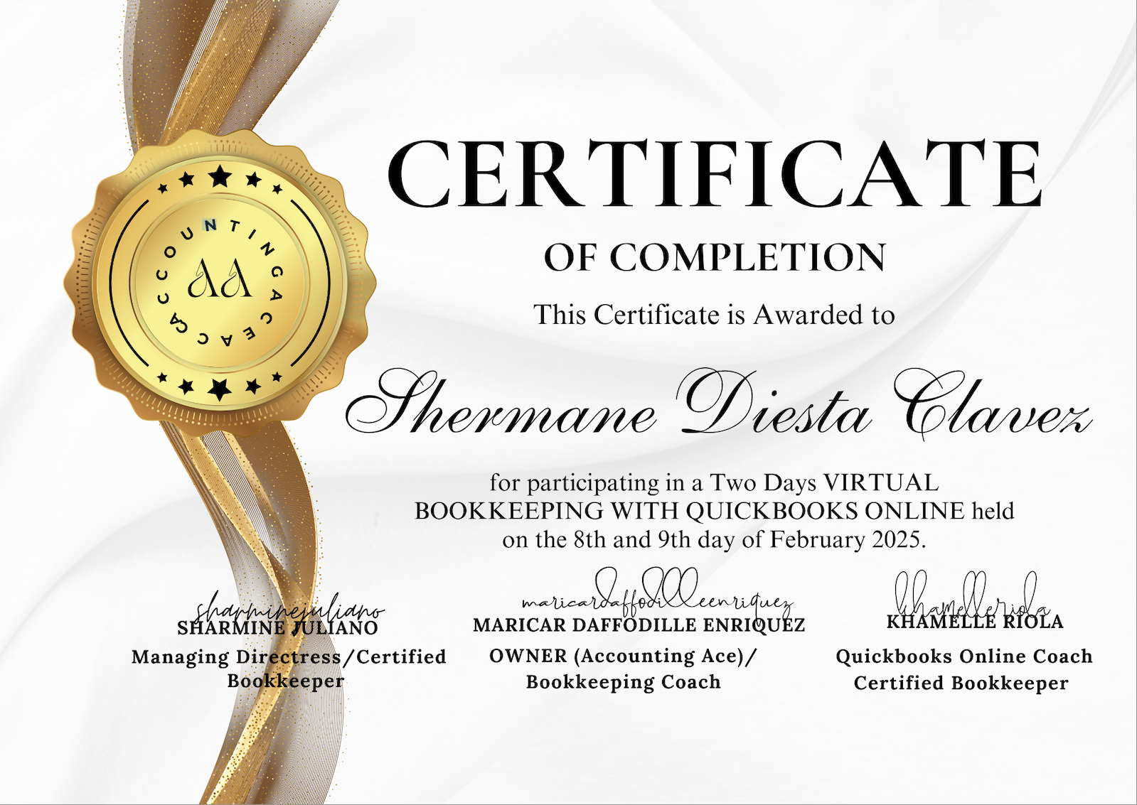 Bookkeeping with Quickbooks