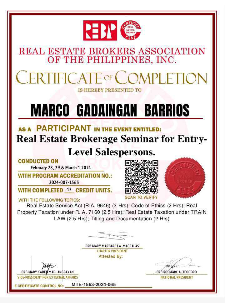 Real Estate Broker Seminar