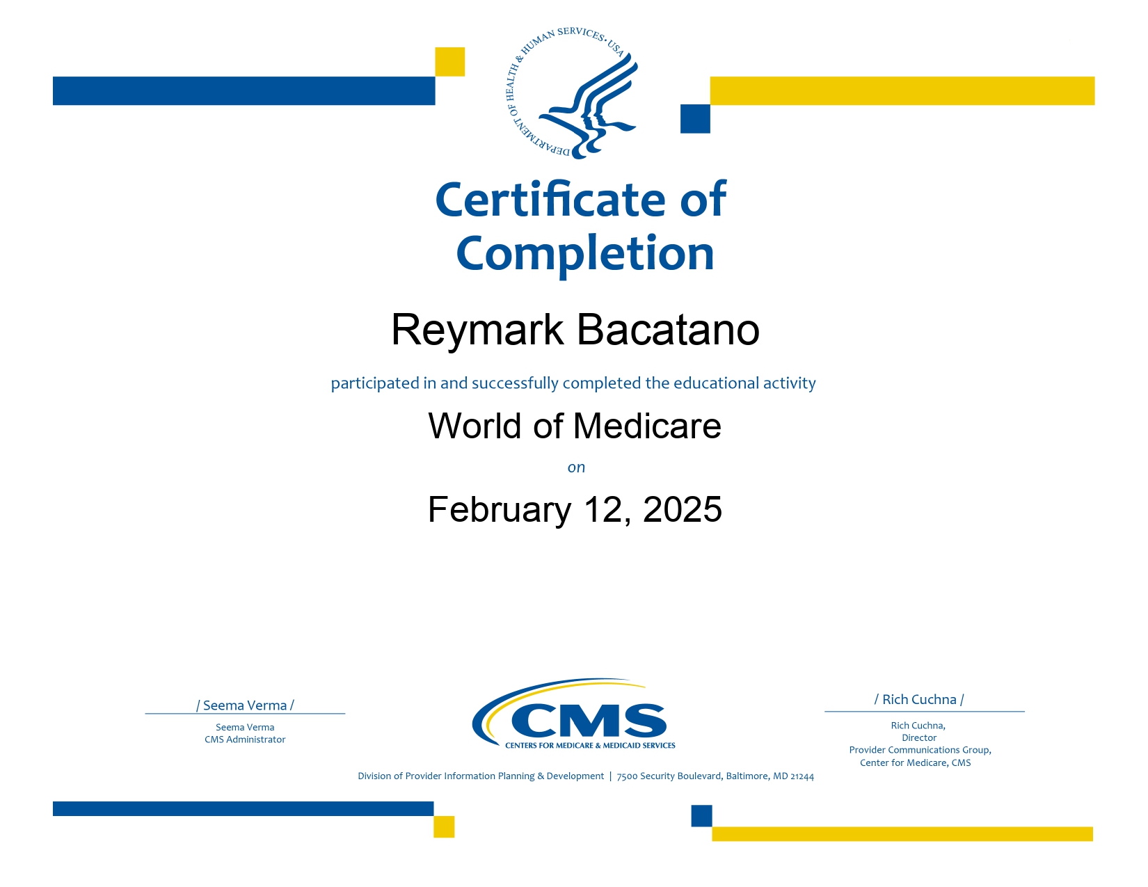WORLD OF MEDICARE