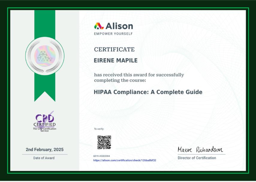 HIPPA Compliance