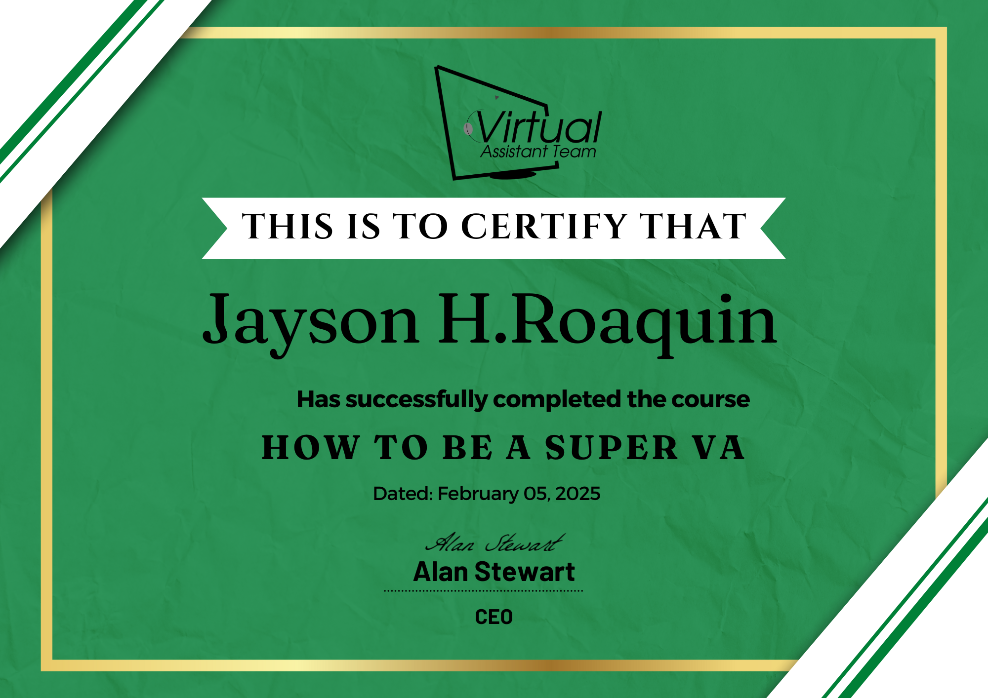 How to be a Super VA