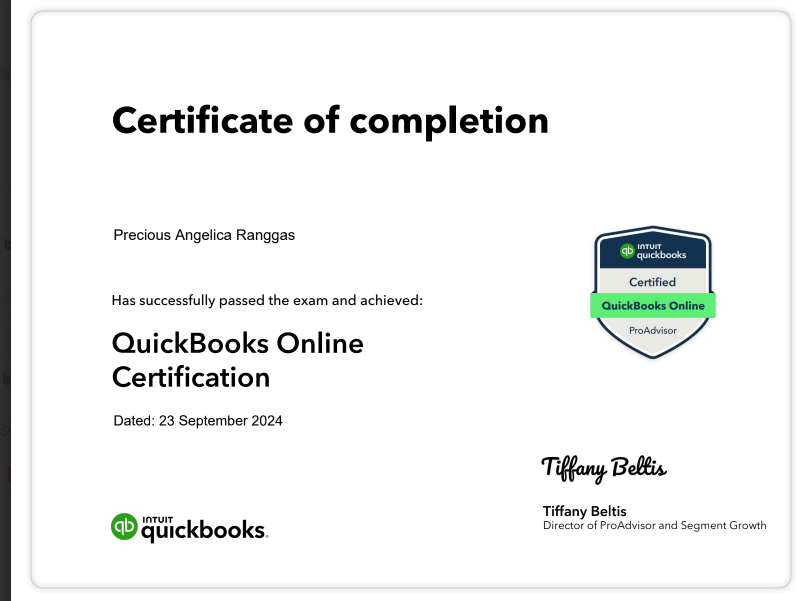 Certified QuickBooks ProAdvisor