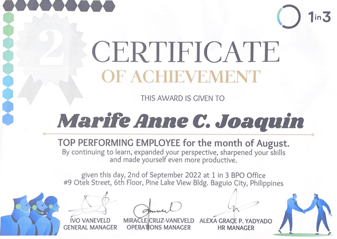 2nd Most No. of Sales and Appointments (non-voice)