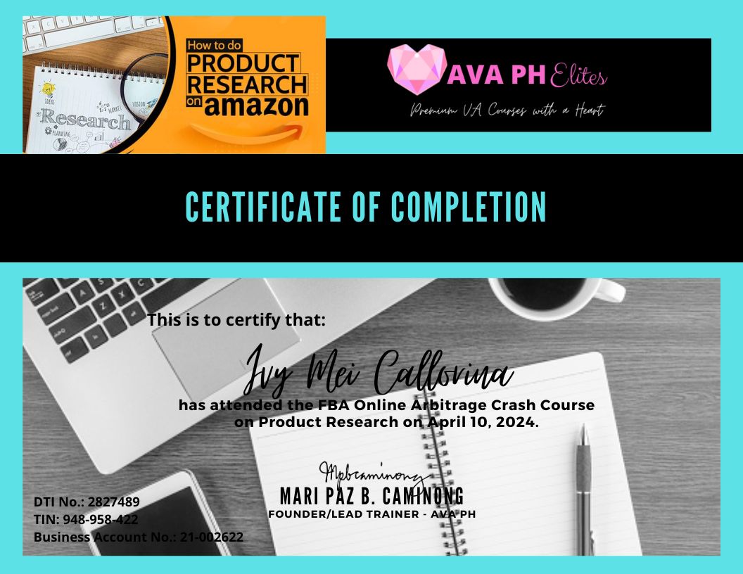 Amazon Virtual Assistant Certificate