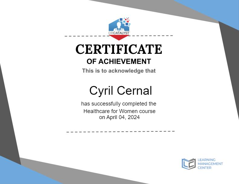 Healthcare for Women Course