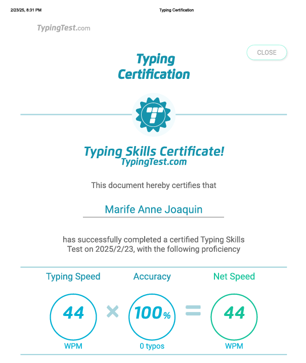 Typing Test