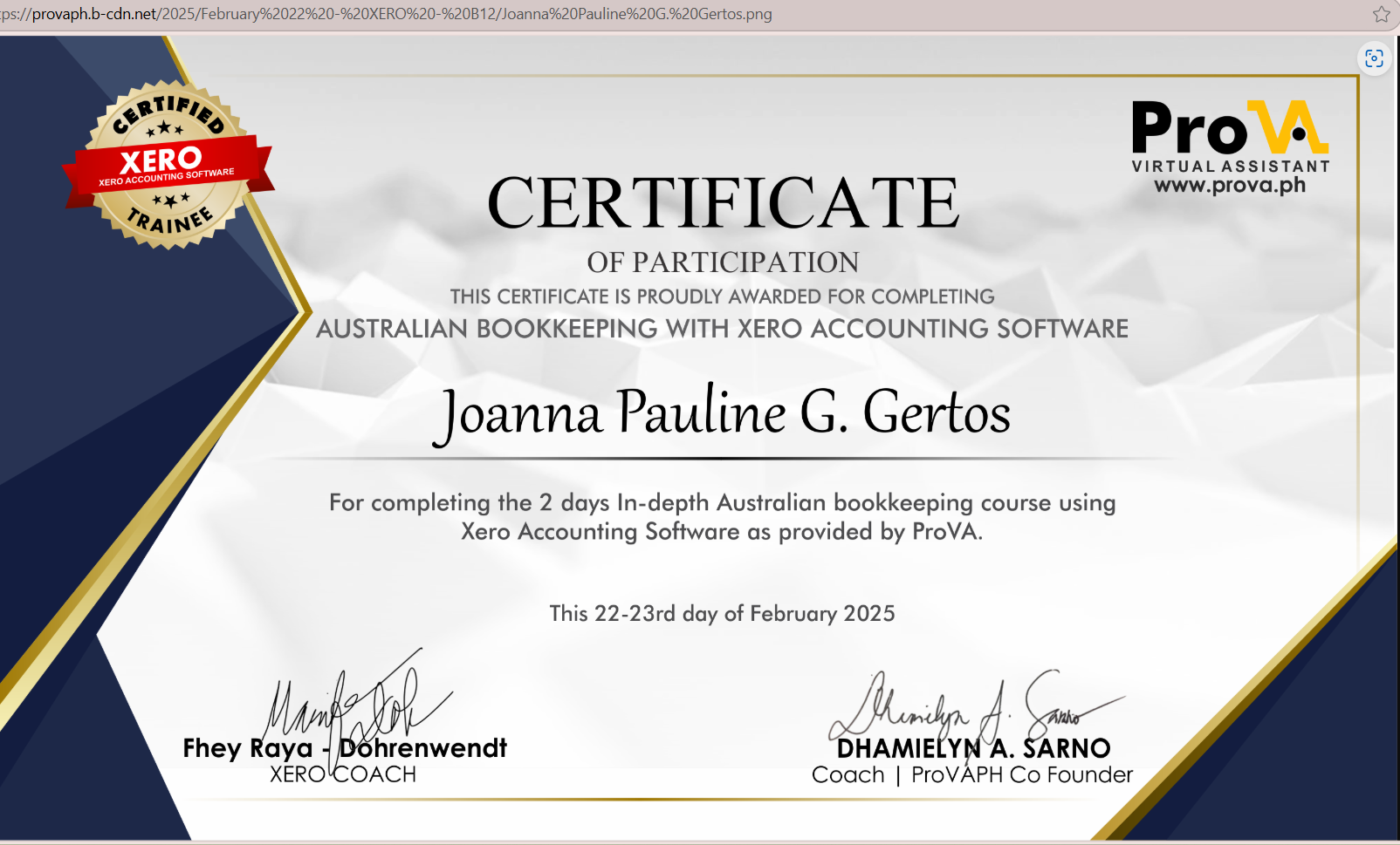 Pro VA Australian Bookkeeping with Xero Accounting Software Training