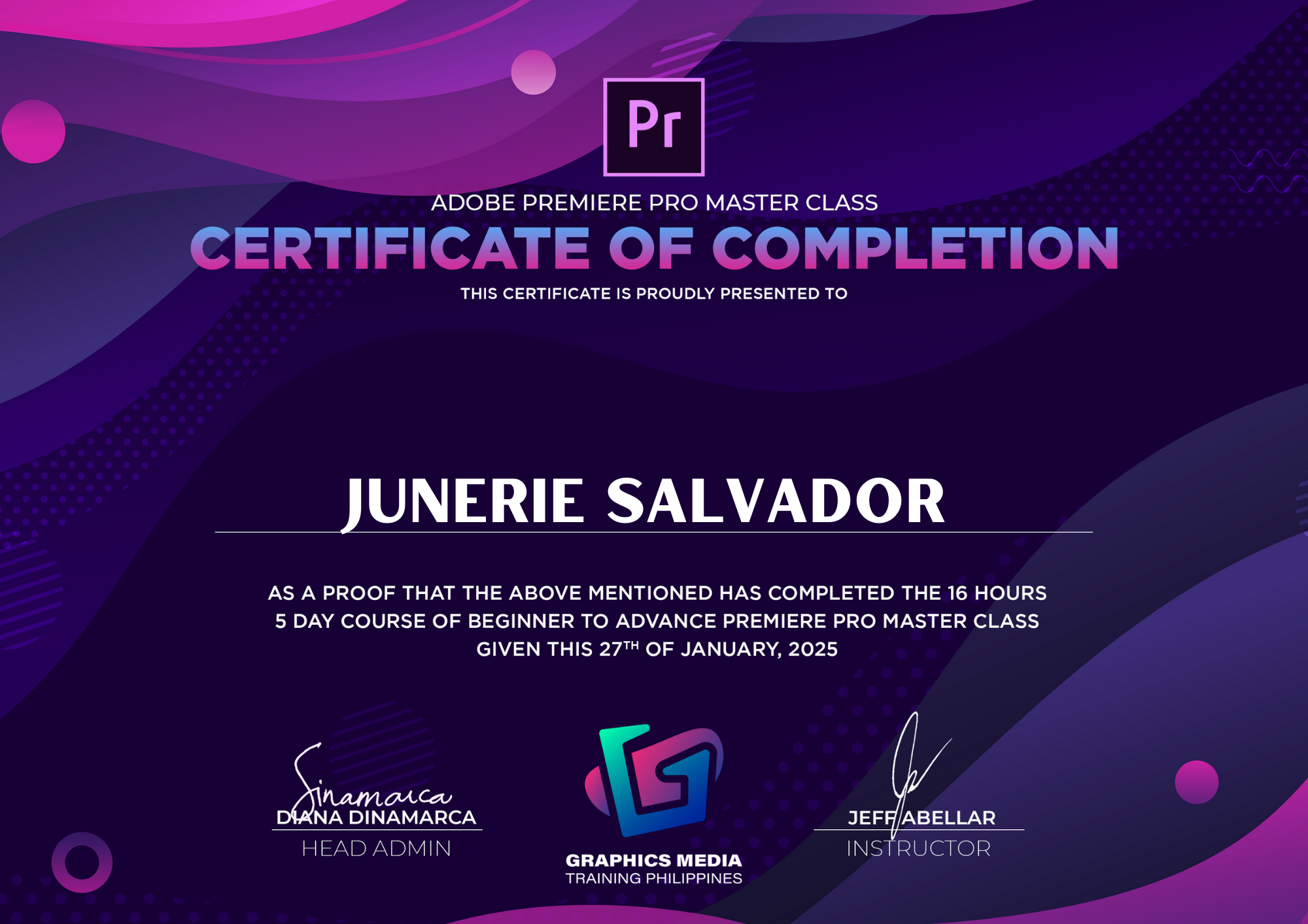 Adobe premiere Pro master class