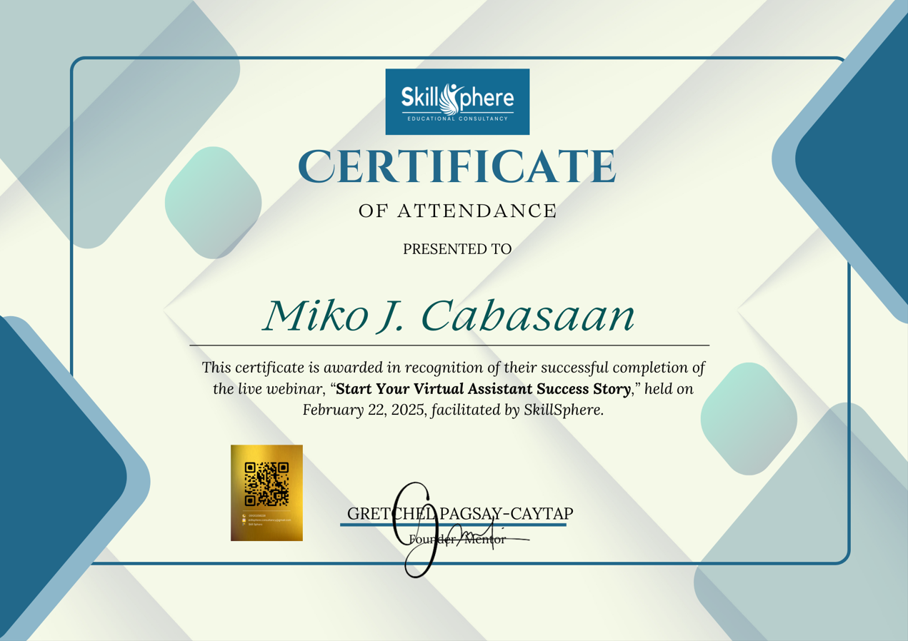 Start your VA Success Story