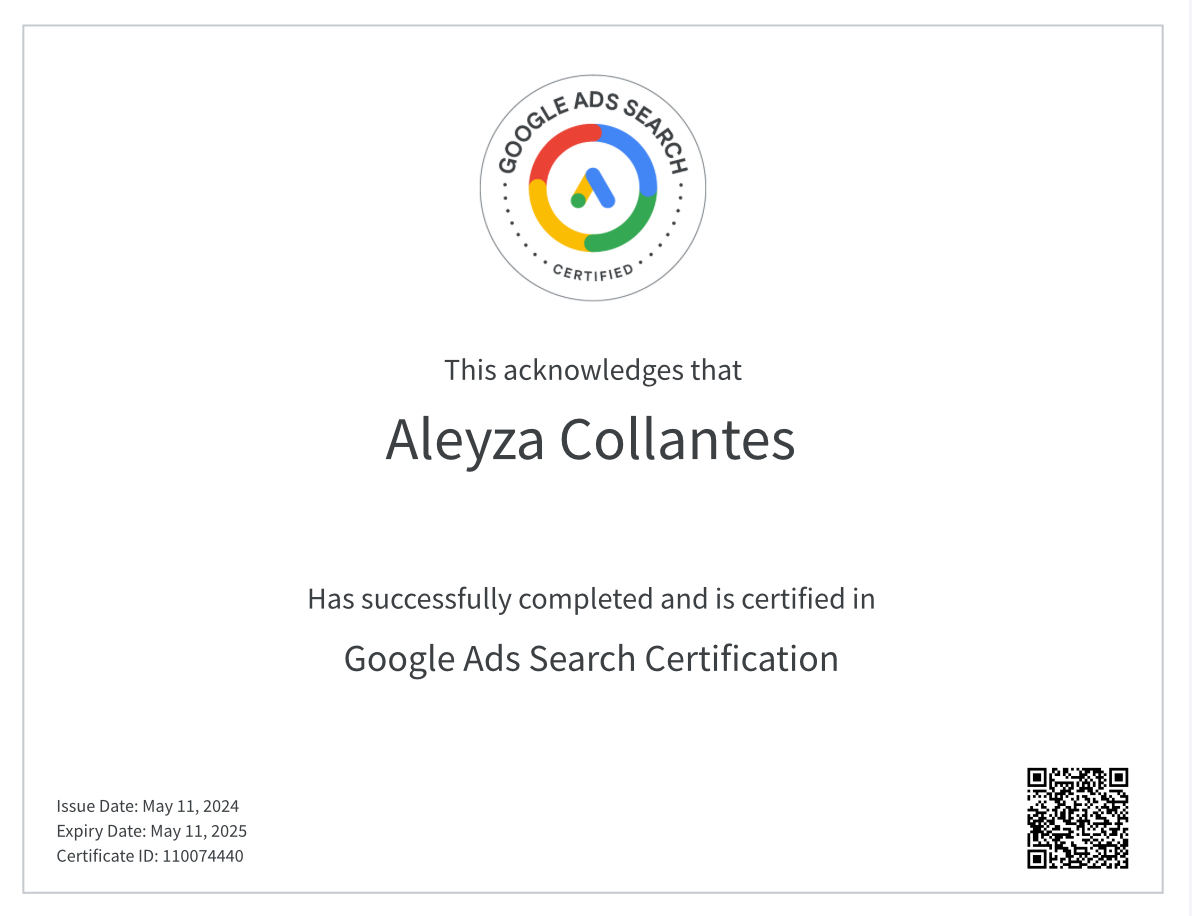 Google Ads Search Certification