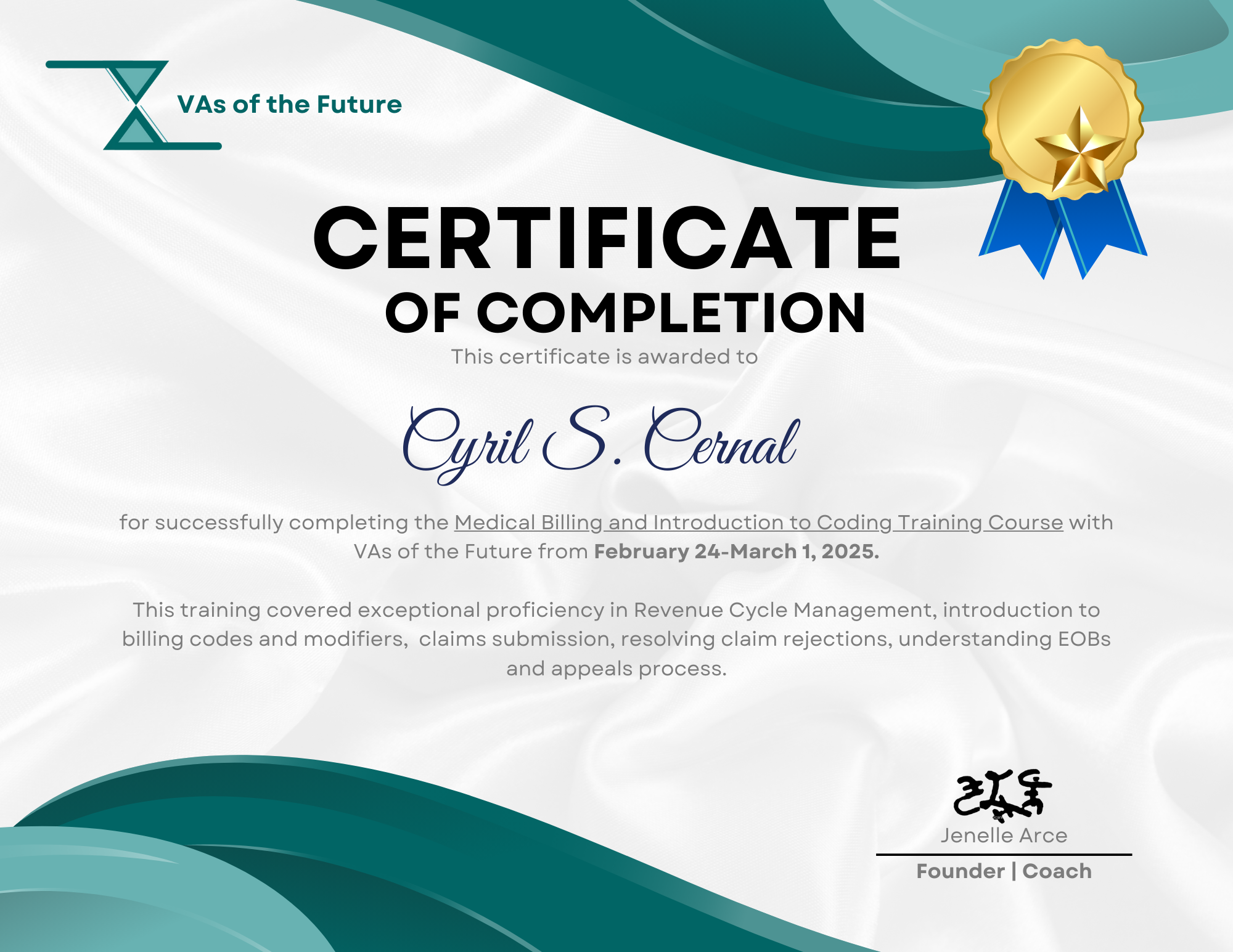 Medical Billing Certificate